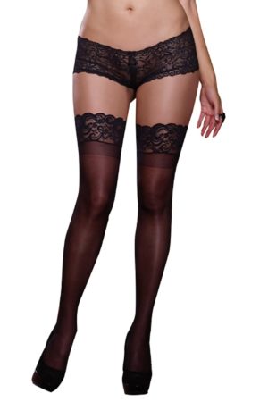 Dreamgirl Lace Top Stay Up Stockings
