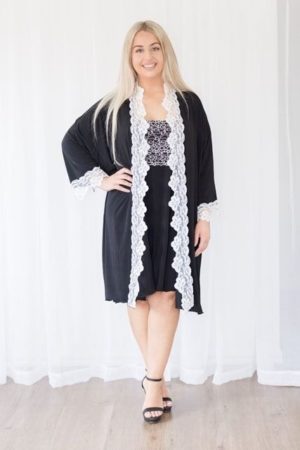 Lisa's Lacies Chantelle Babydoll & Robe Set