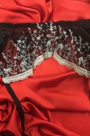 Lisa's Lacies Silver Leaf Suspender