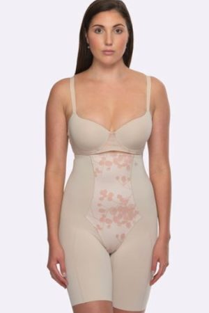 Hush Hush Eden Overlaid High Waist Medium Control Thigh Shaper