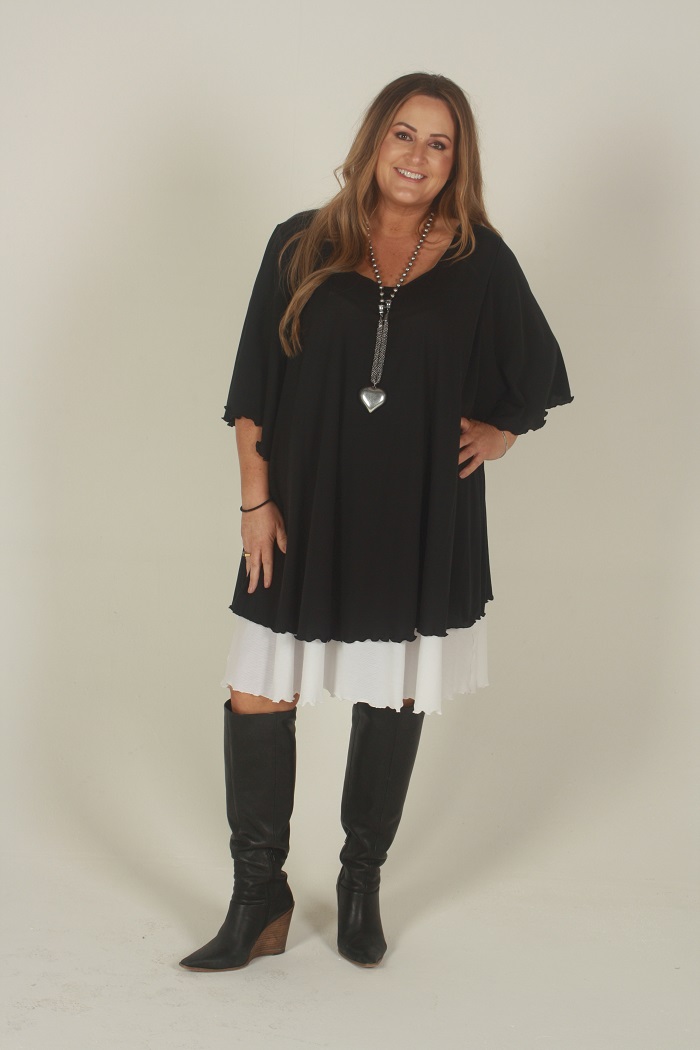 Lisa's Lacies Eva Scoop Neck Top