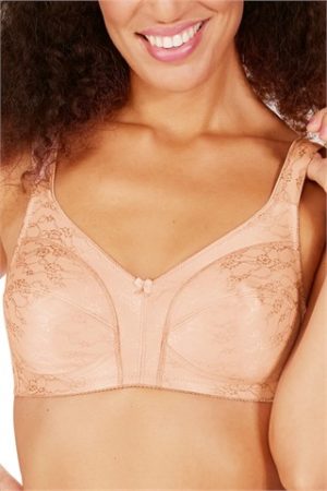 Amoena Tessa Non Wired Bra - Rose Nude