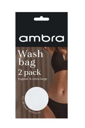 Ambra Twin Washbag- White