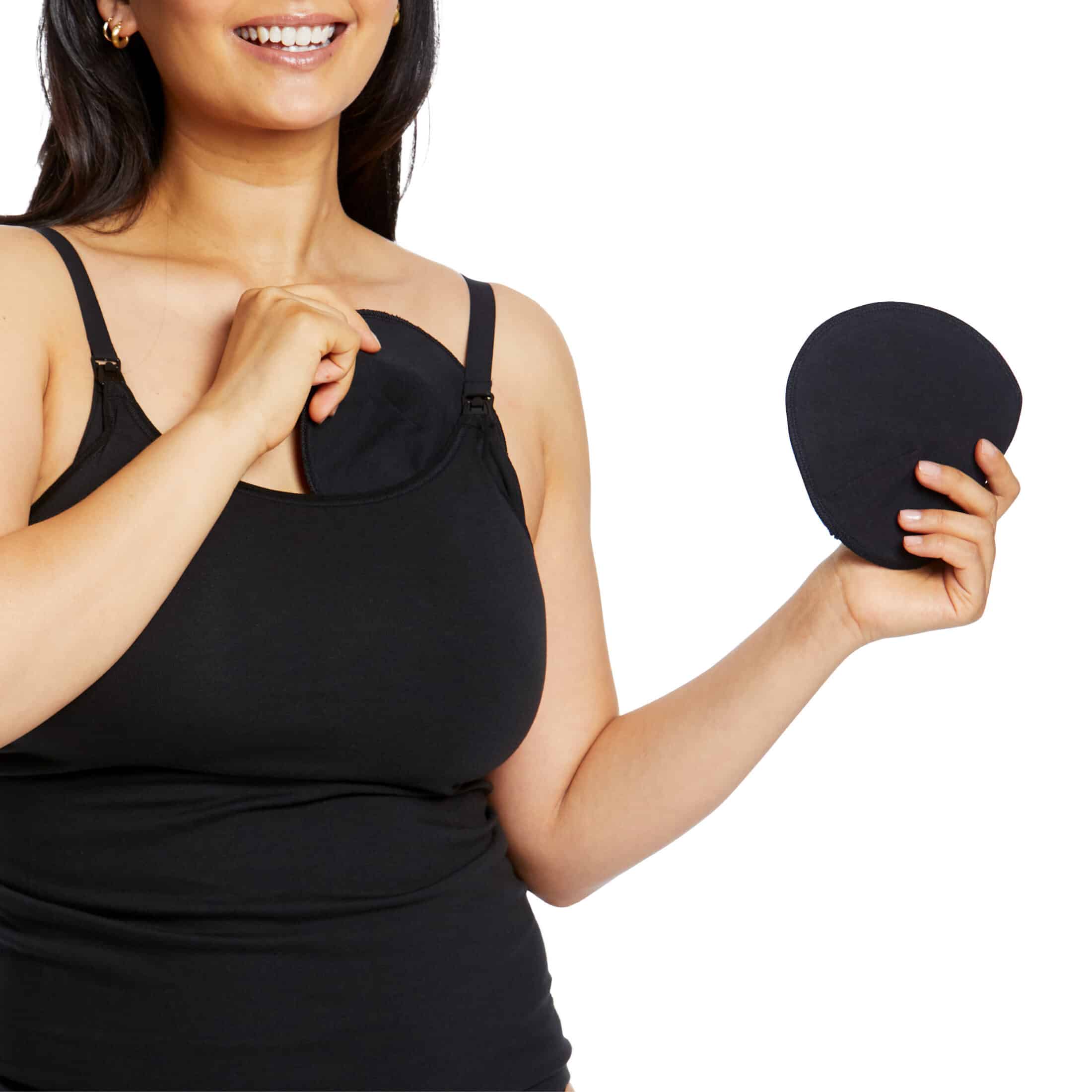 Love Luna Maternity Reusable Nursing Pads - Black - Image 3